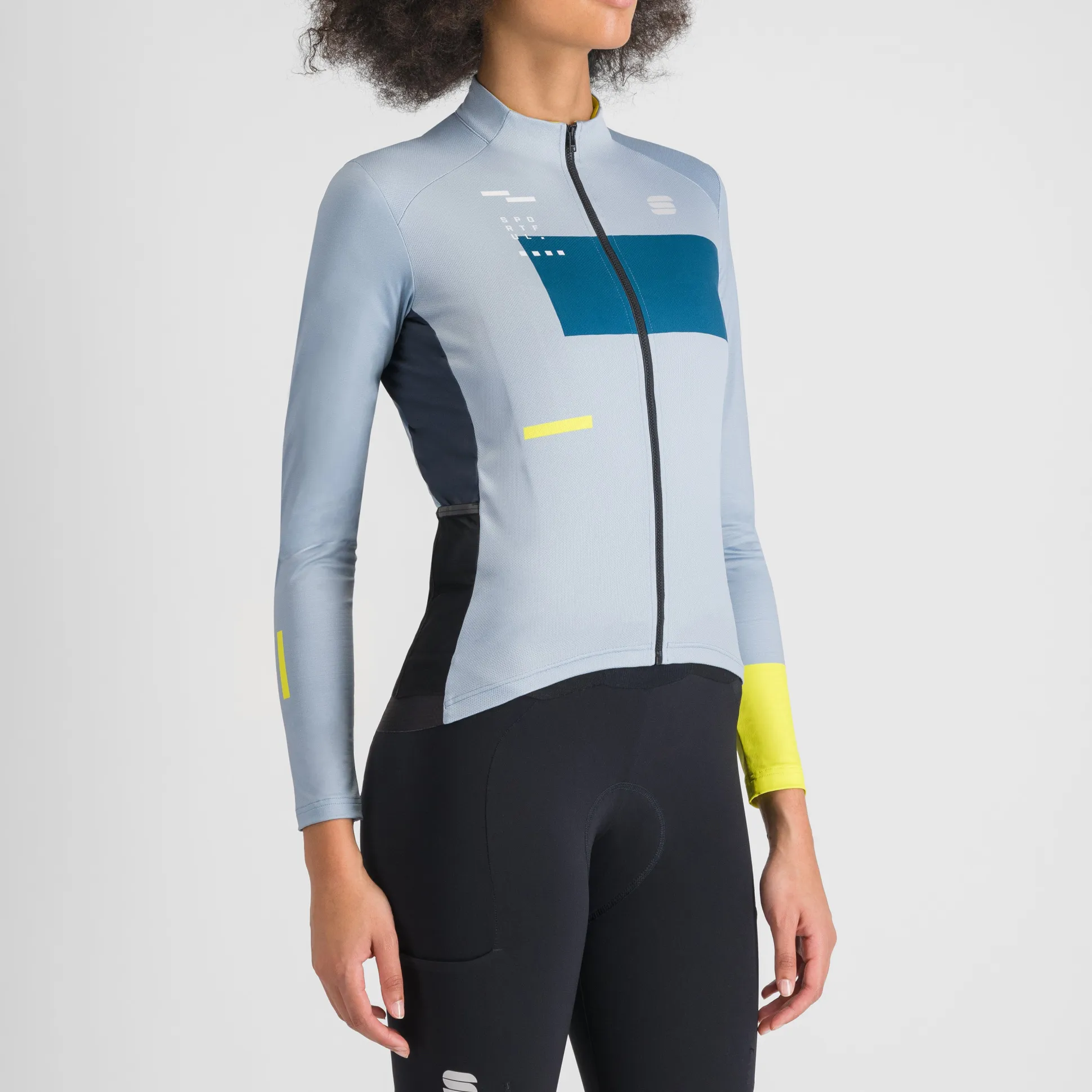 Maglia maniche lunghe donna Sportful Breakout Supergiara - Azzurro