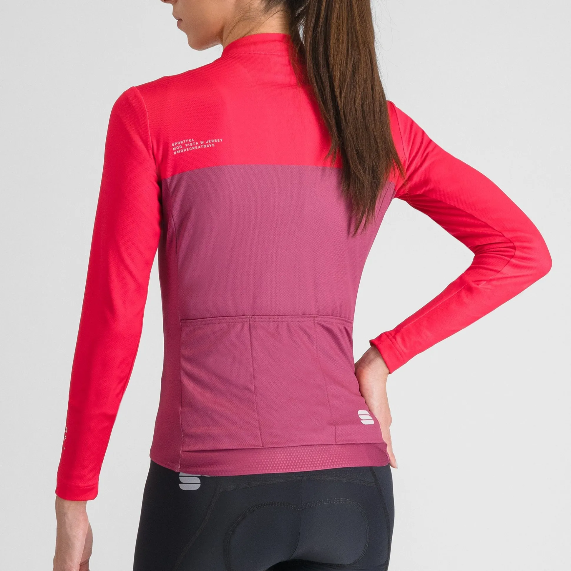 Maglia maniche lunghe donna Sportful Pista - Rosa
