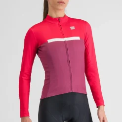 Maglia maniche lunghe donna Sportful Pista - Rosa