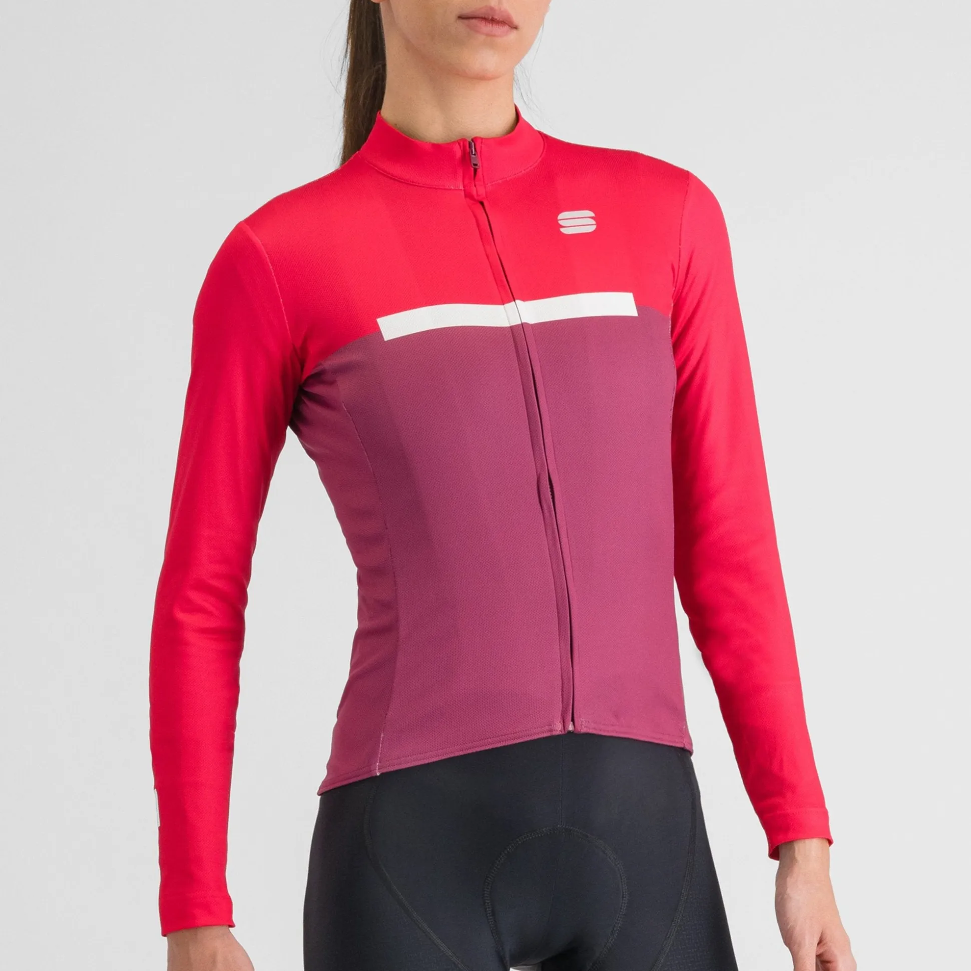 Maglia maniche lunghe donna Sportful Pista - Rosa