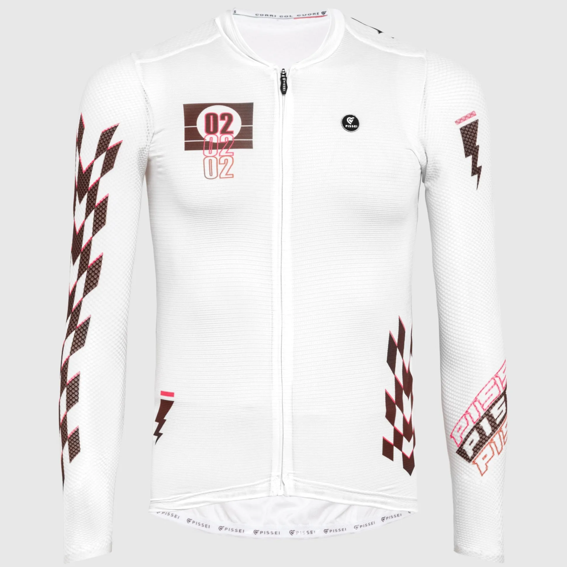 Maglia maniche lunghe Pissei Thunder - Bianco