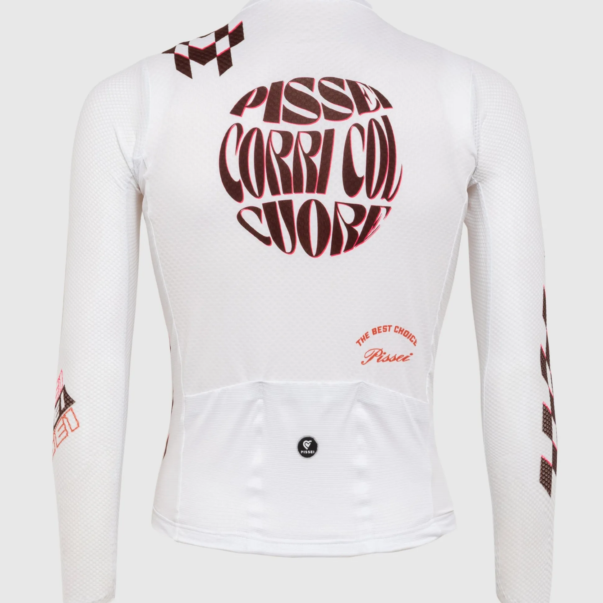 Maglia maniche lunghe Pissei Thunder - Bianco