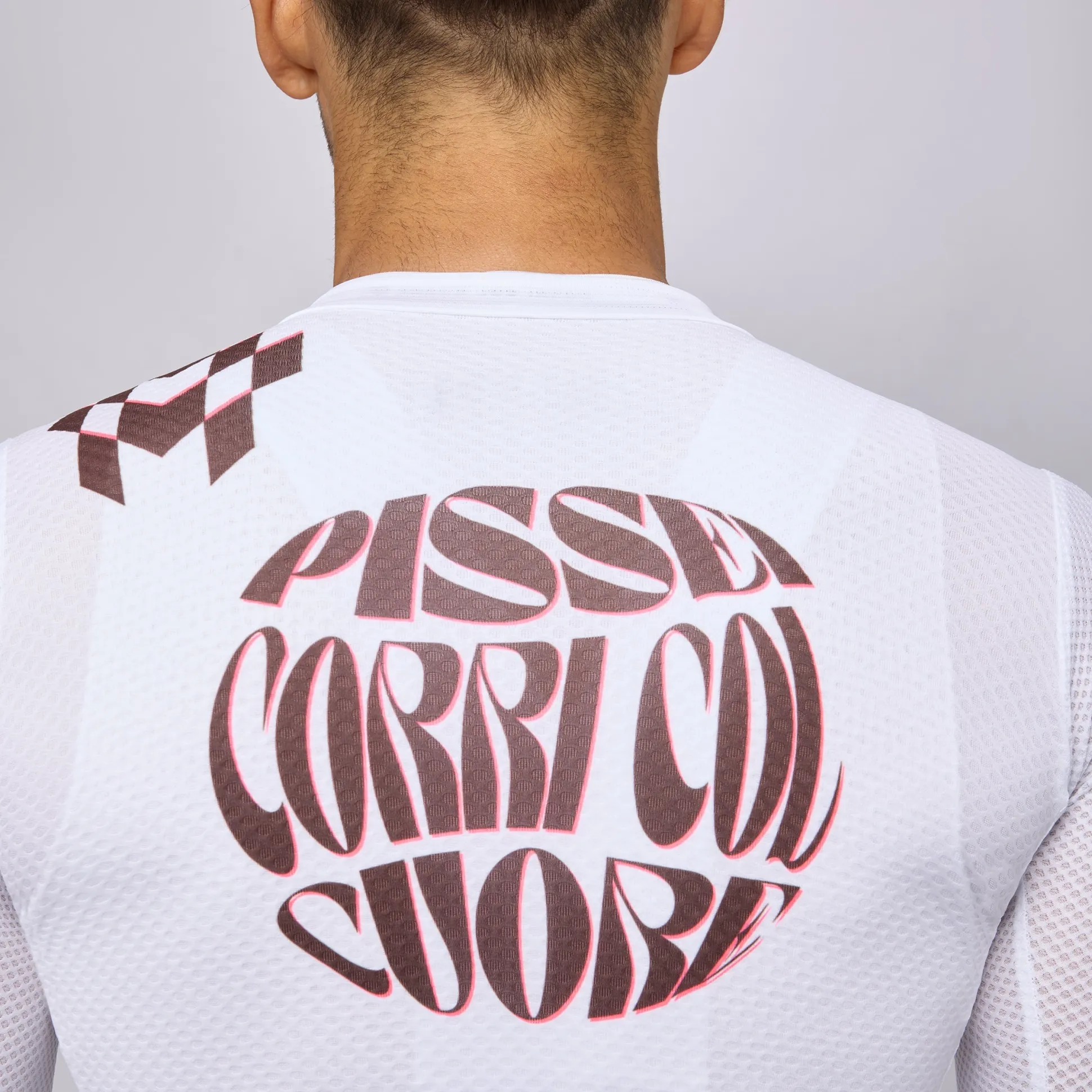 Maglia maniche lunghe Pissei Thunder - Bianco