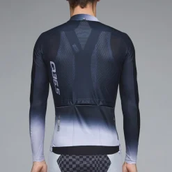 Maglia maniche lunghe Q36.5 Gregarius Hybrid Light Collar Fade - Nero