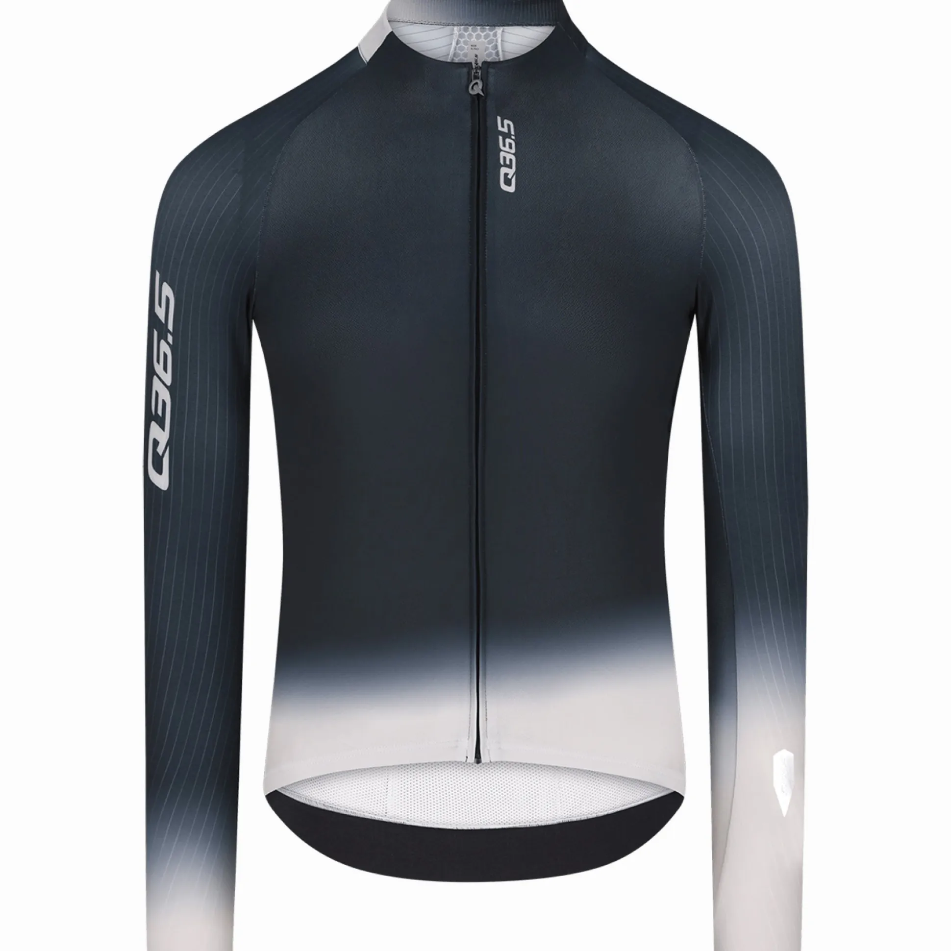 Maglia maniche lunghe Q36.5 Gregarius Hybrid Light Collar Fade - Nero