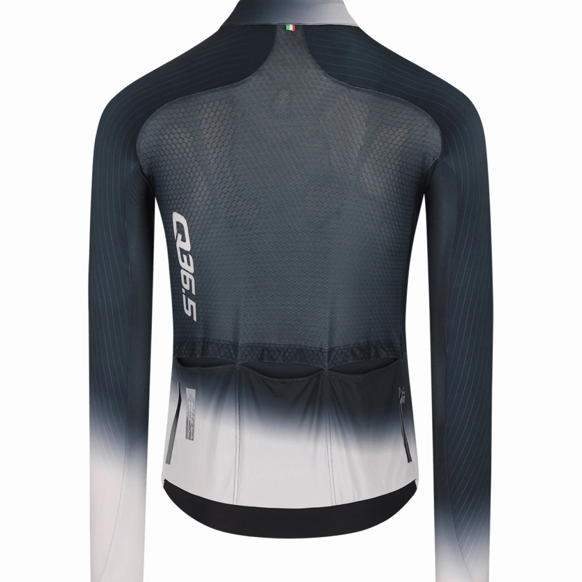 Maglia maniche lunghe Q36.5 Gregarius Hybrid Light Collar Fade - Nero