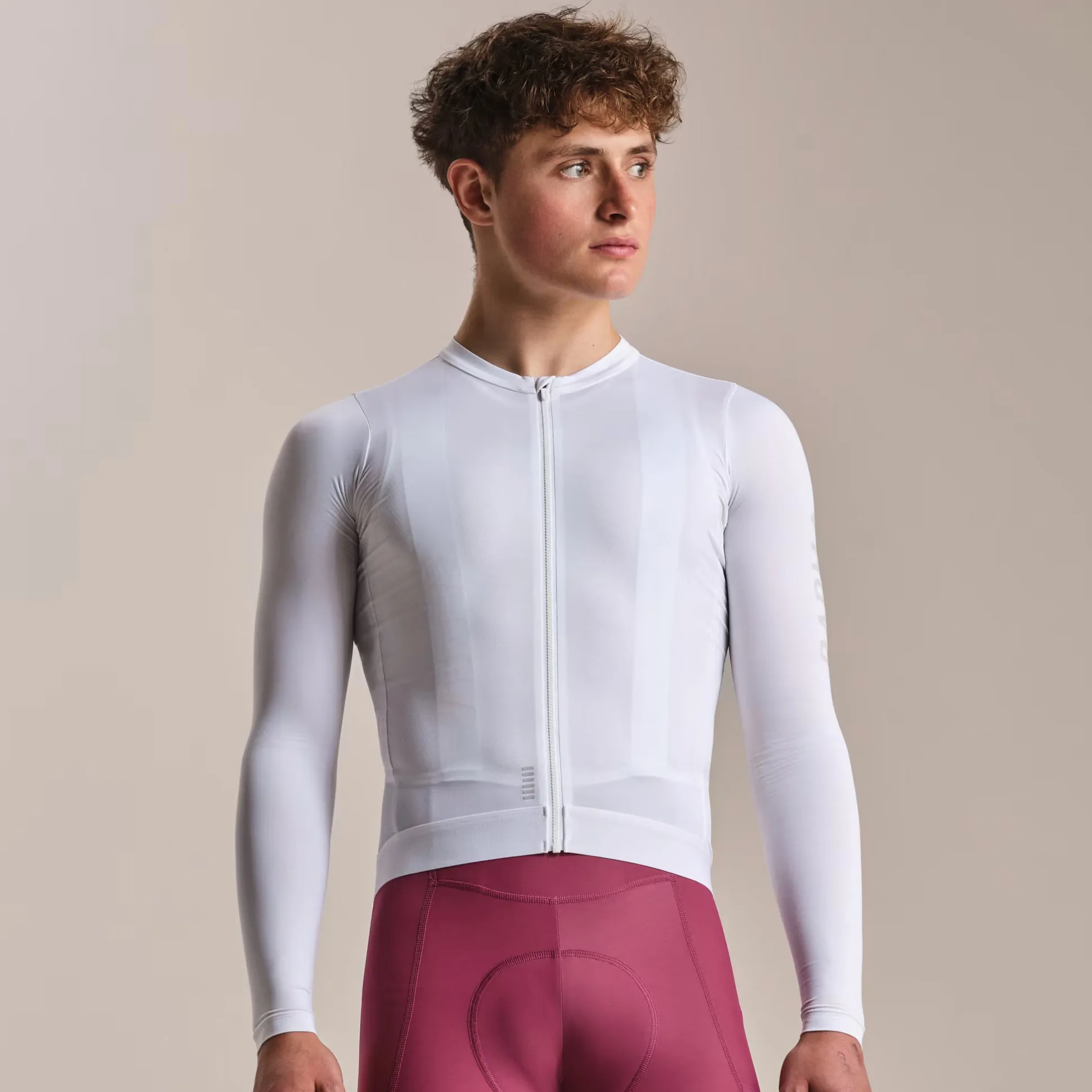 Maglia maniche lunghe Rapha Pro Team Lightweight 3 - Bianco