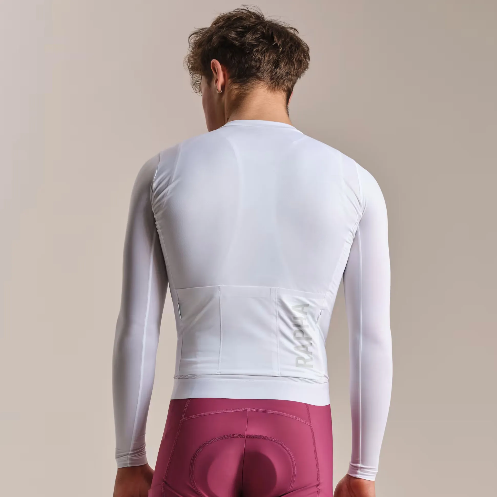 Maglia maniche lunghe Rapha Pro Team Lightweight 3 - Bianco