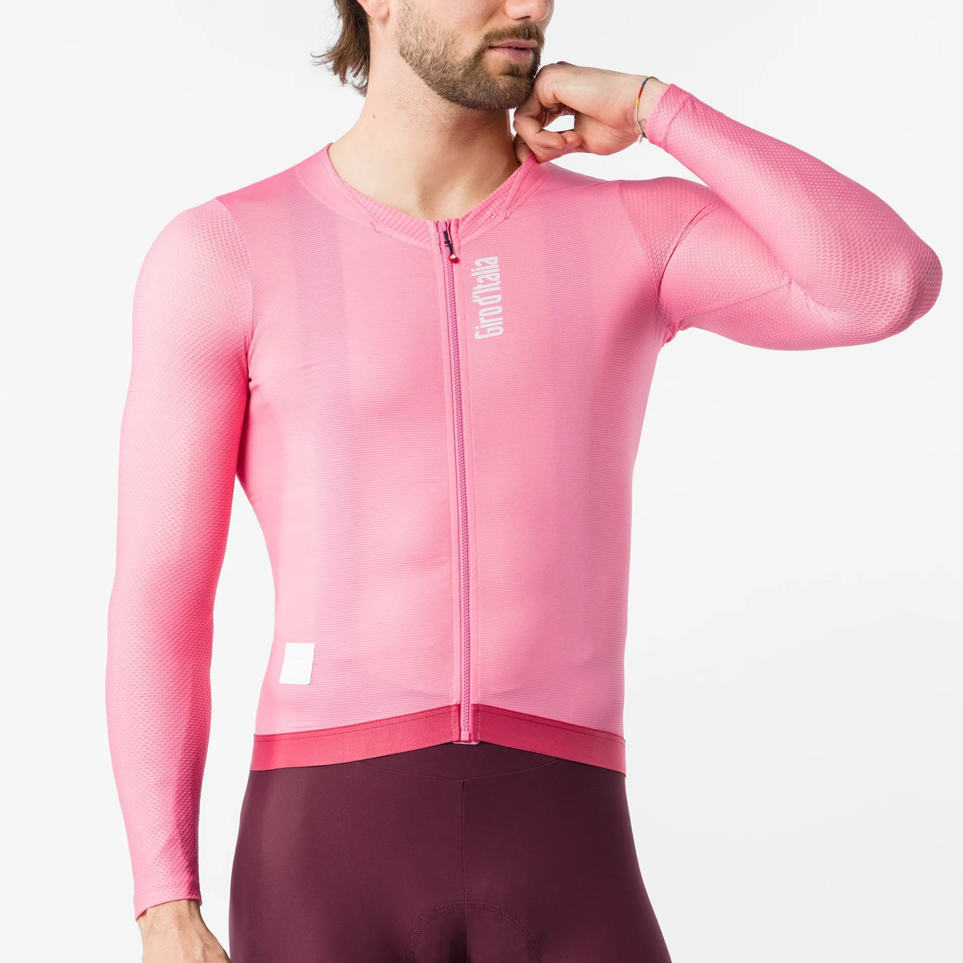 Maglia maniche lunghe Rosa Giro d'Italia 2026 Corretto