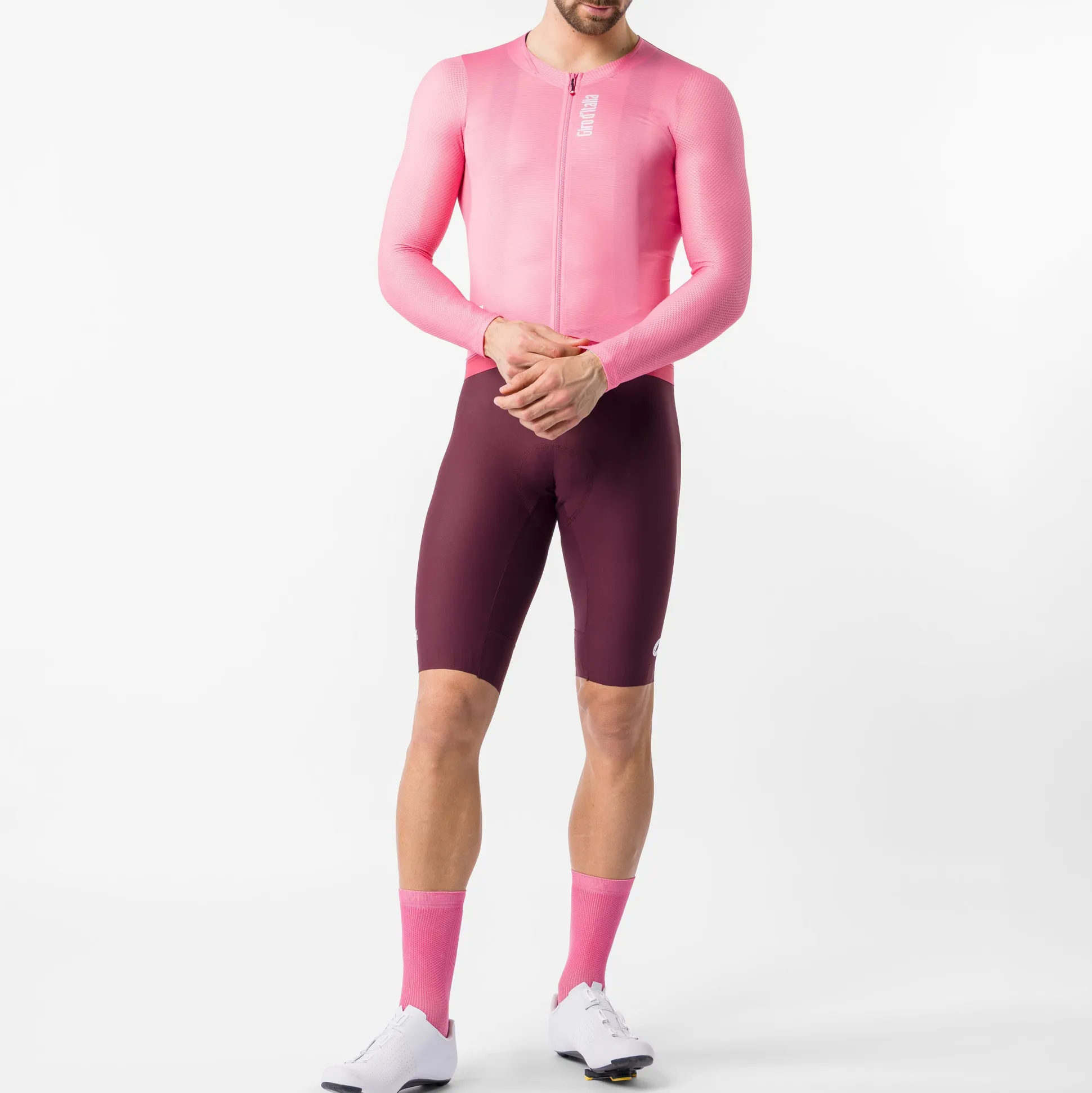 Maglia maniche lunghe Rosa Giro d'Italia 2026 Corretto