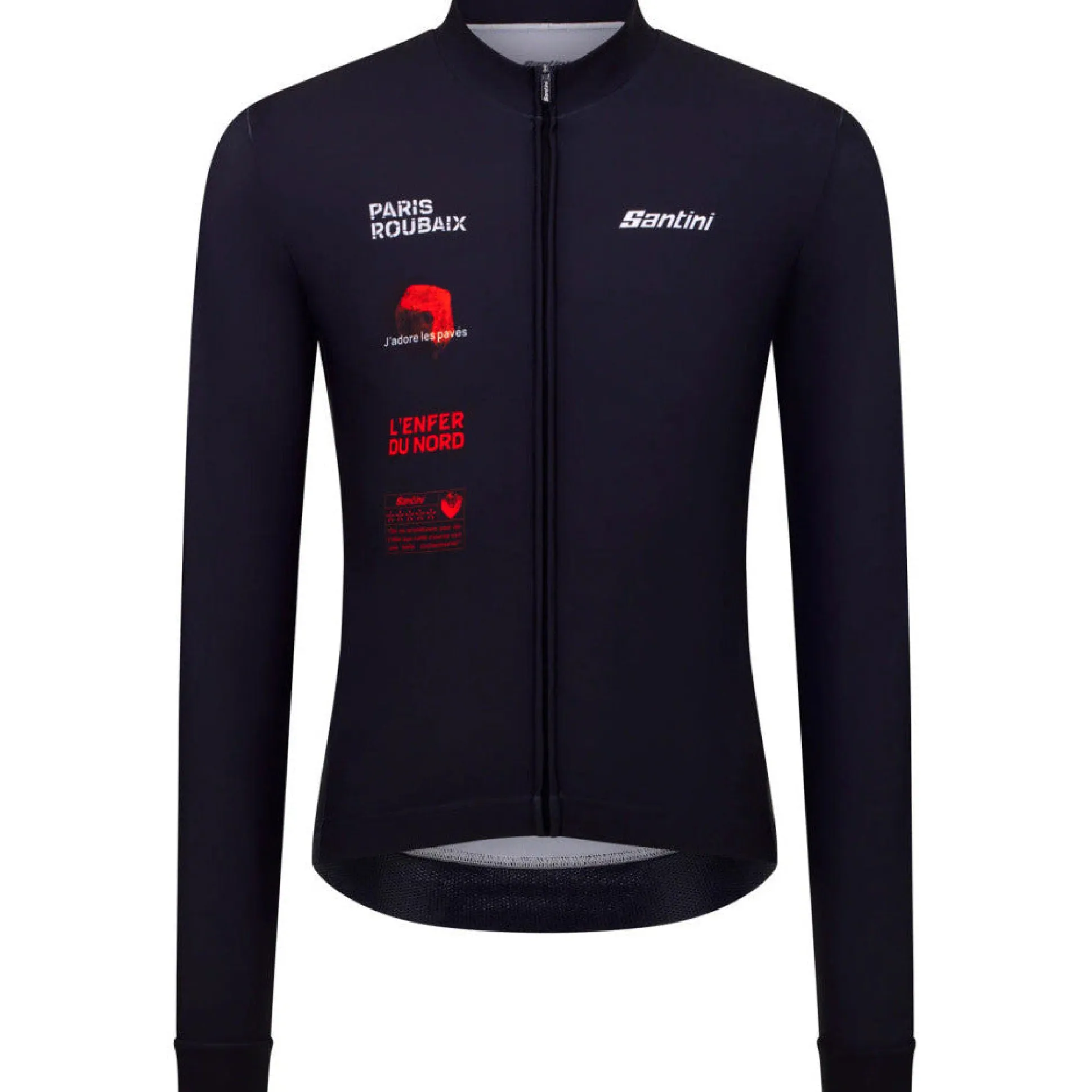 Maglia maniche lunghe Santini Paris Roubaix Hauts-de-France 2026