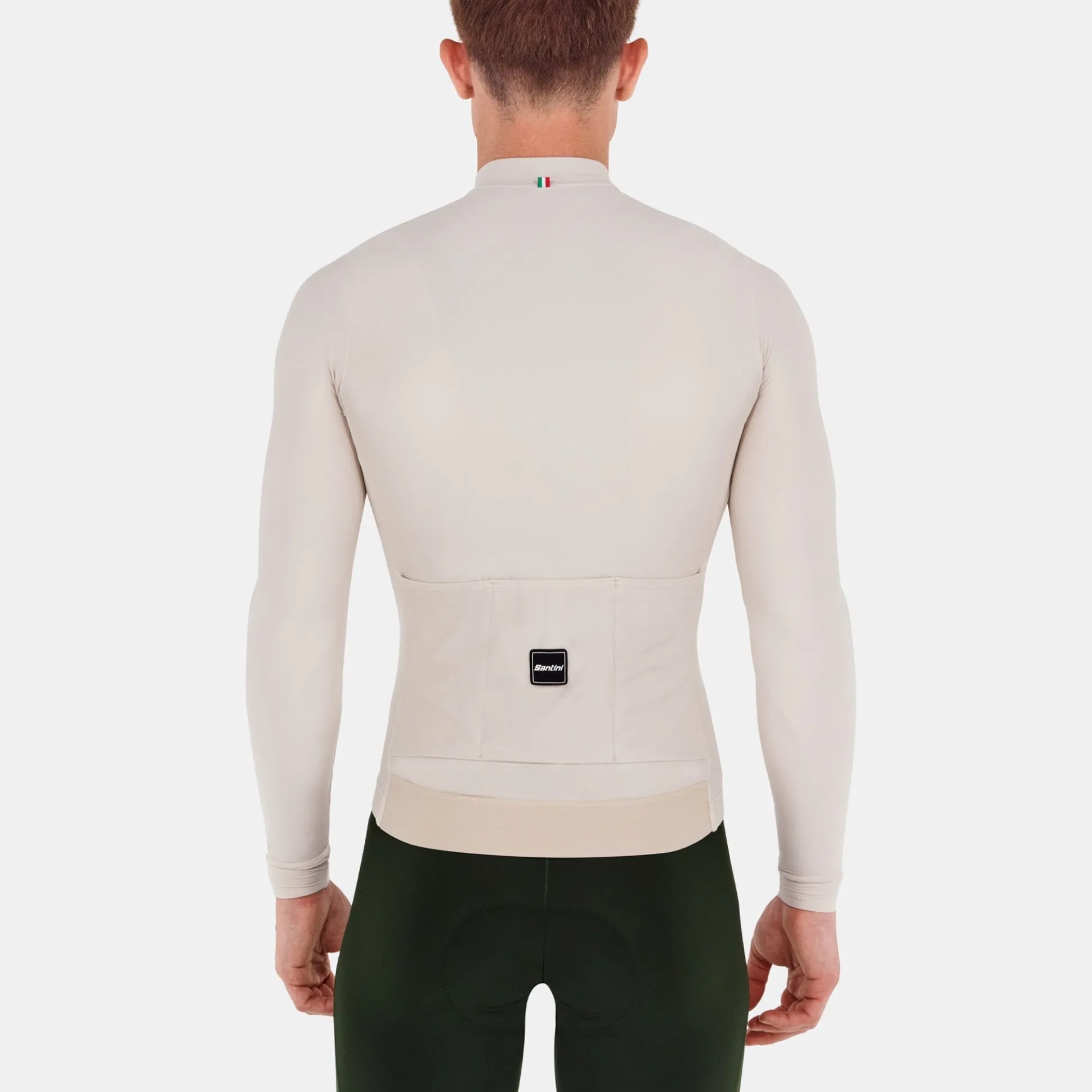 Maglia maniche lunghe Santini RTR - Beige