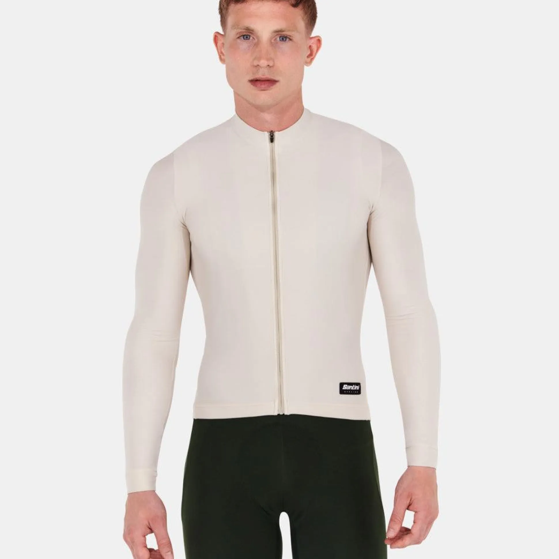 Maglia maniche lunghe Santini RTR - Beige