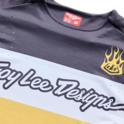 Maglia maniche lunghe Troy Lee Designs Yo Moto - Nero Giallo