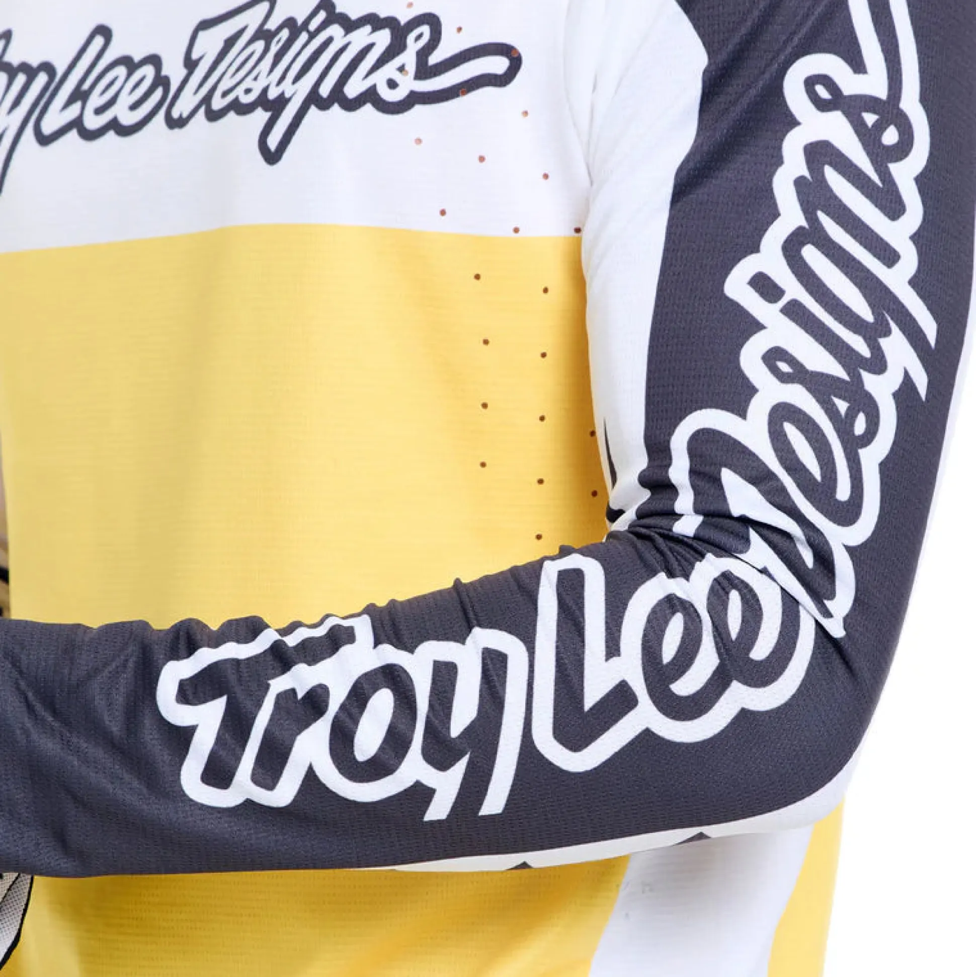 Maglia maniche lunghe Troy Lee Designs Yo Moto - Nero Giallo