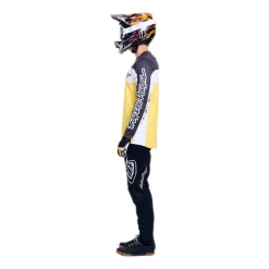 Maglia maniche lunghe Troy Lee Designs Yo Moto - Nero Giallo