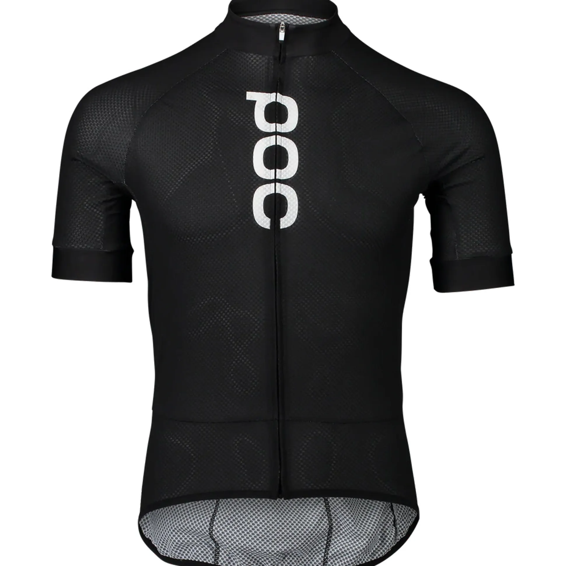 Maglia Poc Essential Road Logo - Nero bianco