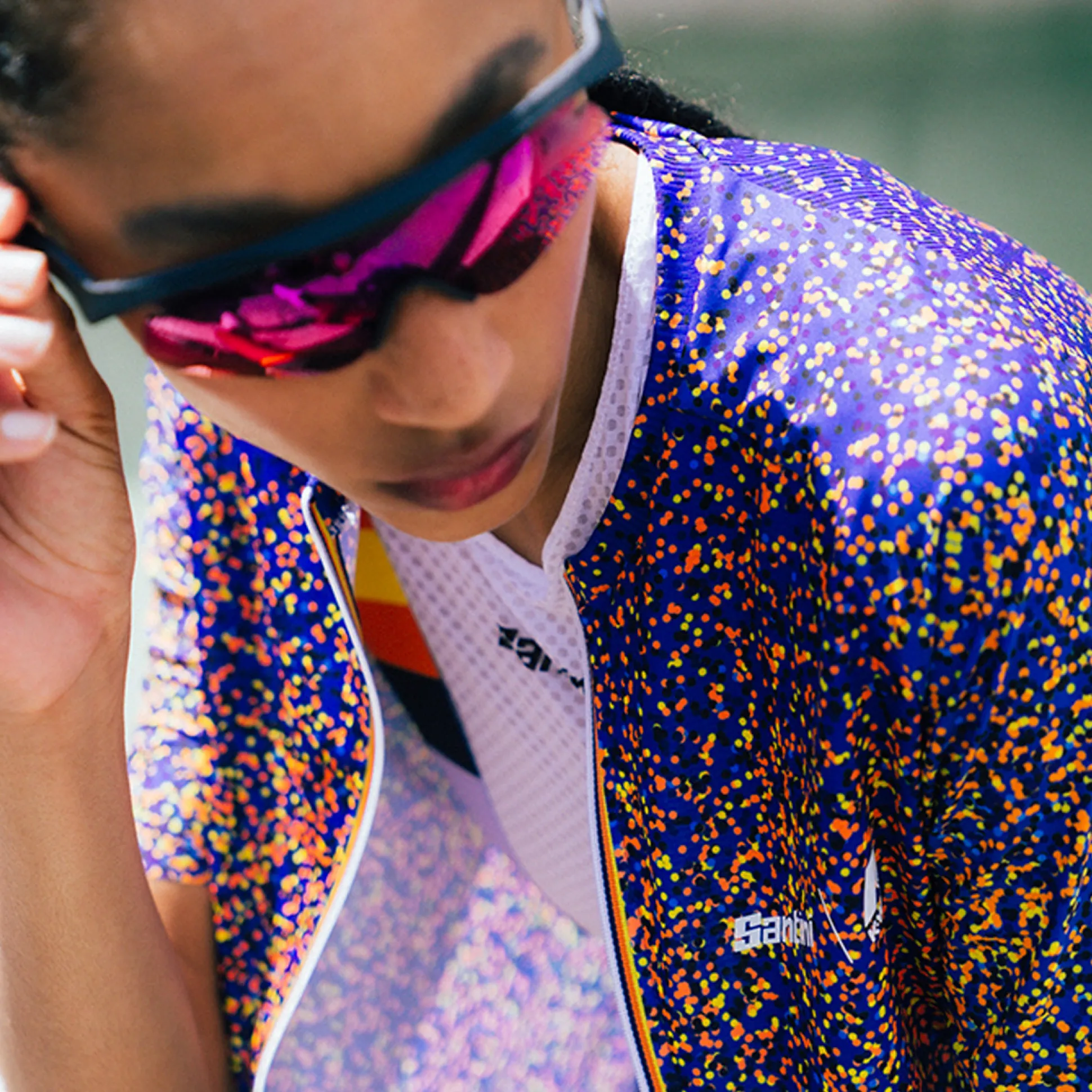 Maglia Point Santini x K-WAY - Blu