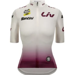 Maglia Santini Bianca donna Tour de France 2026 Fan Line
