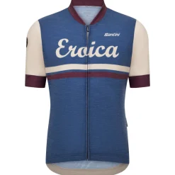 Maglia Santini Eroica Iris - Blu