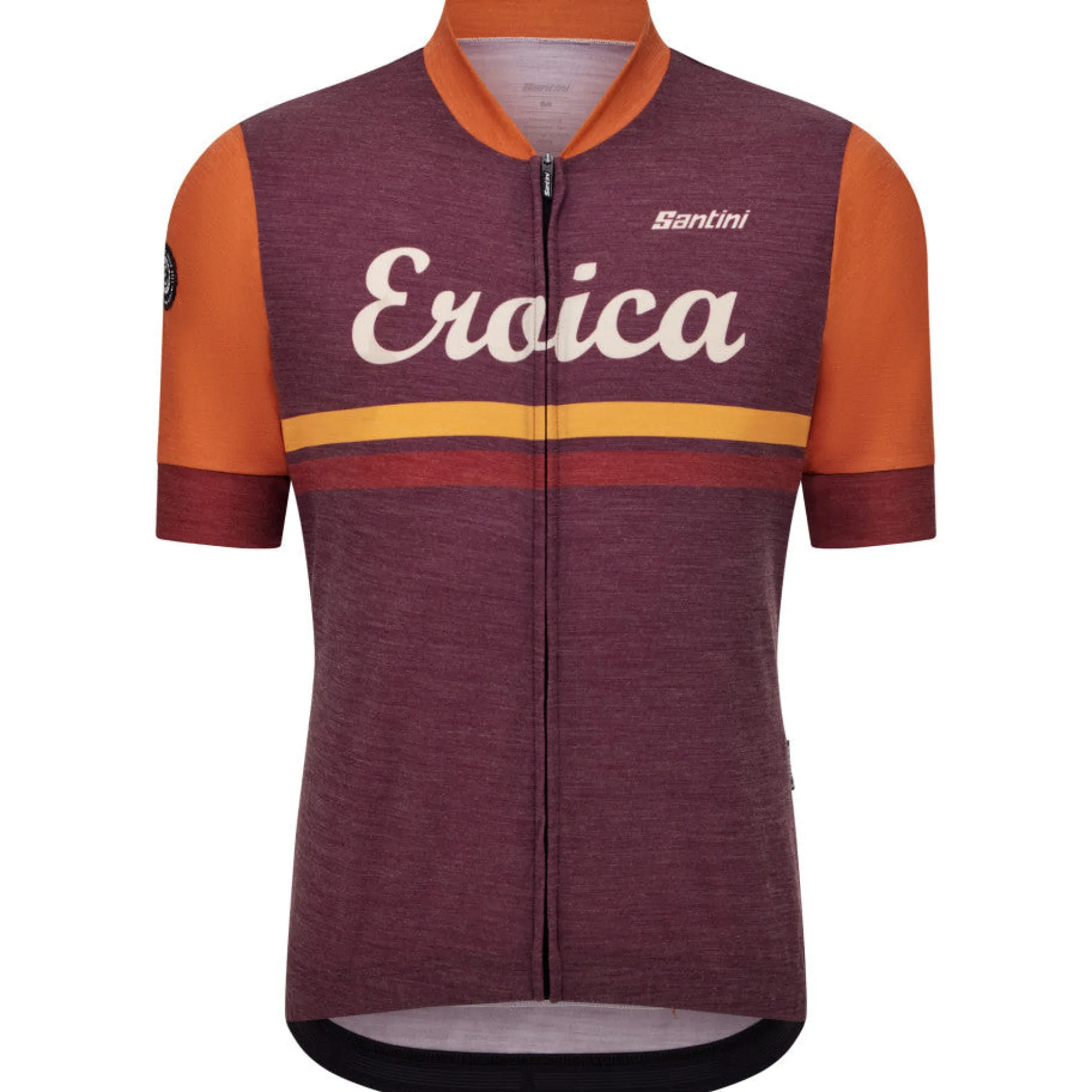 Maglia Santini Eroica Iris - Bordeaux