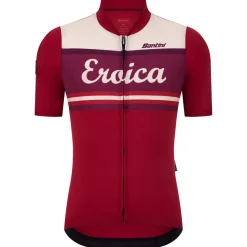 Maglia Santini Eroica Orcia - Bordeaux