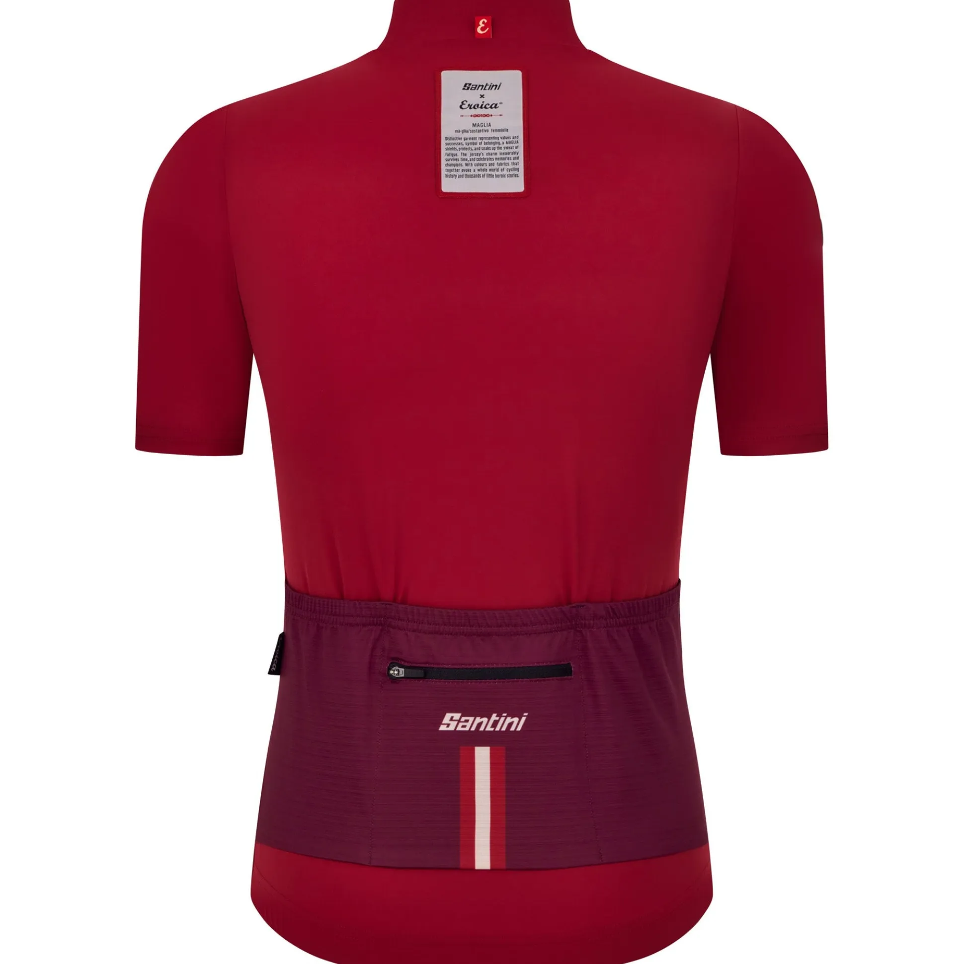 Maglia Santini Eroica Orcia - Bordeaux