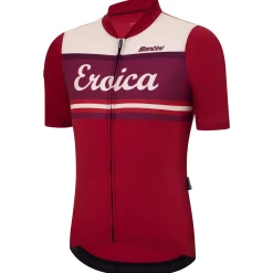 Maglia Santini Eroica Orcia - Bordeaux