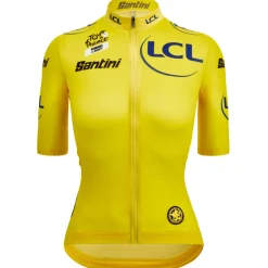 Maglia Santini Gialla donna Tour de France 2026 Fan Line