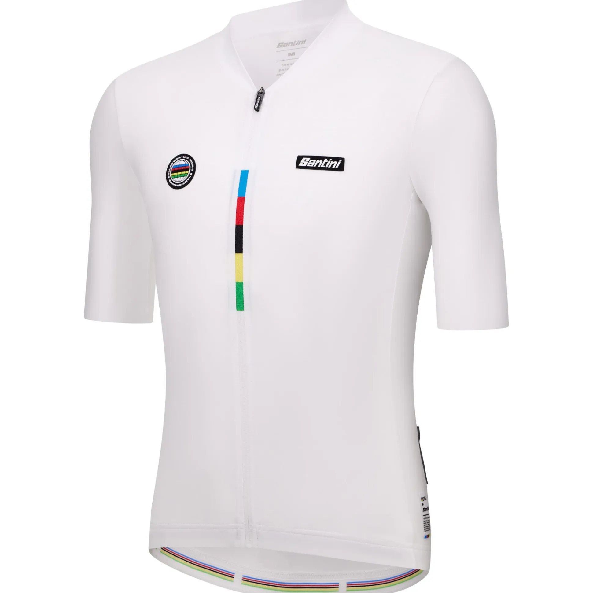Maglia Santini UCI Campione del Mondo - Bianco