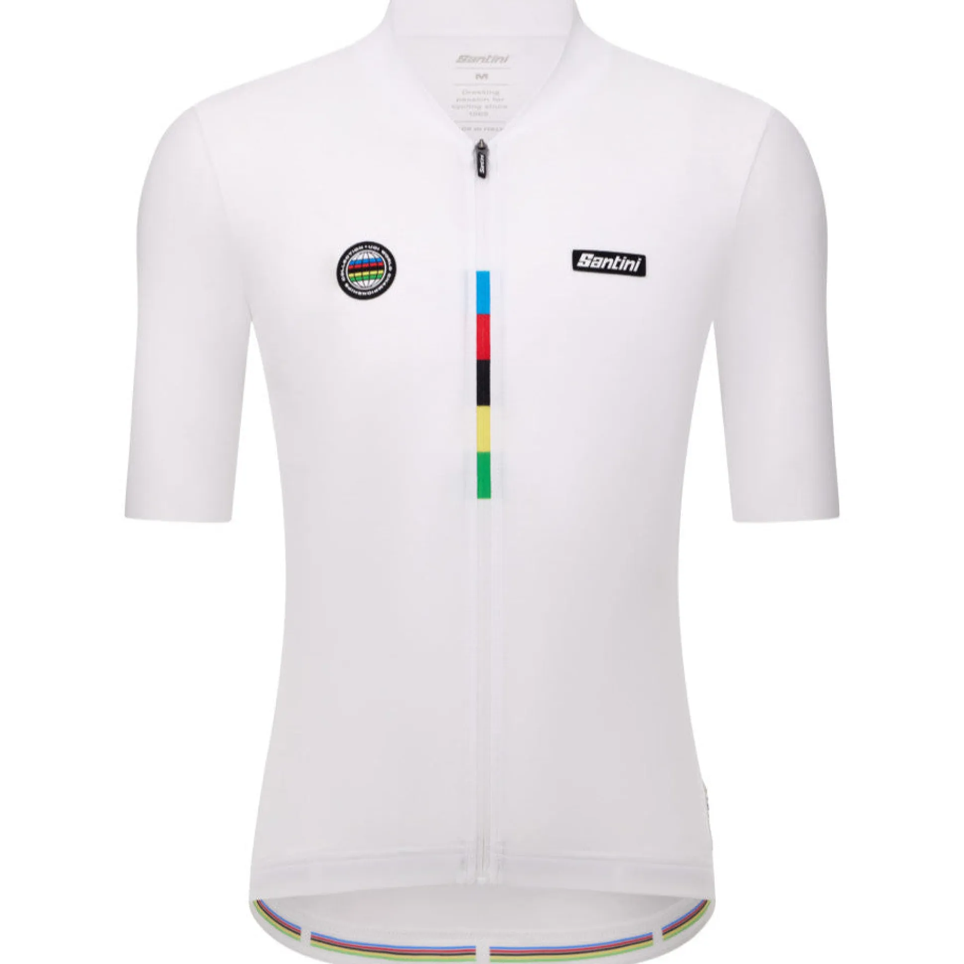 Maglia Santini UCI Campione del Mondo - Bianco