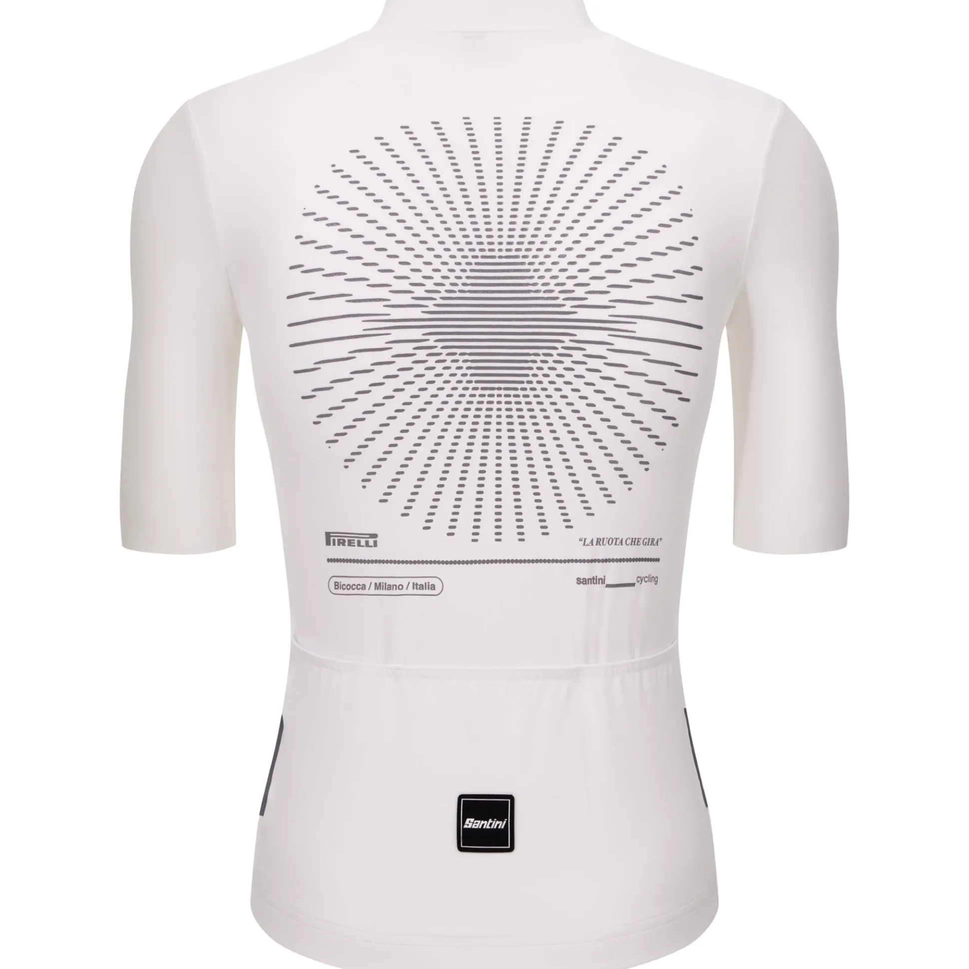 Maglia Santini x PIRELLI Ruota - Bianco