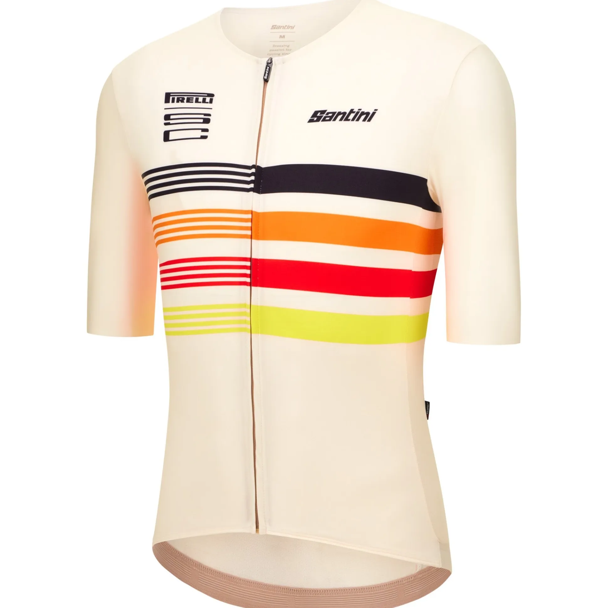 Maglia Santini x PIRELLI Tape - Bianco