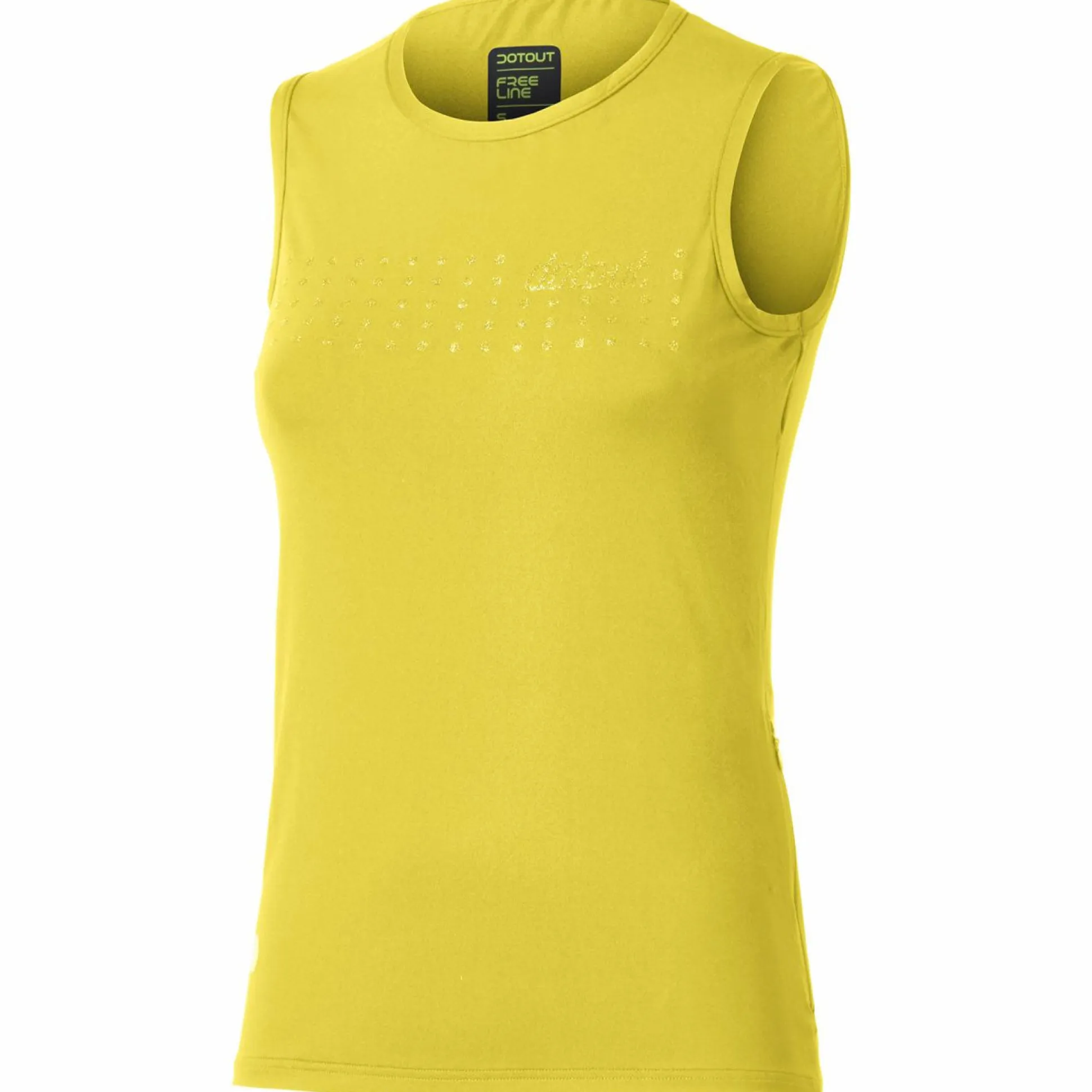 Maglia senza maniche donna Dotout Lux Muscle - Giallo