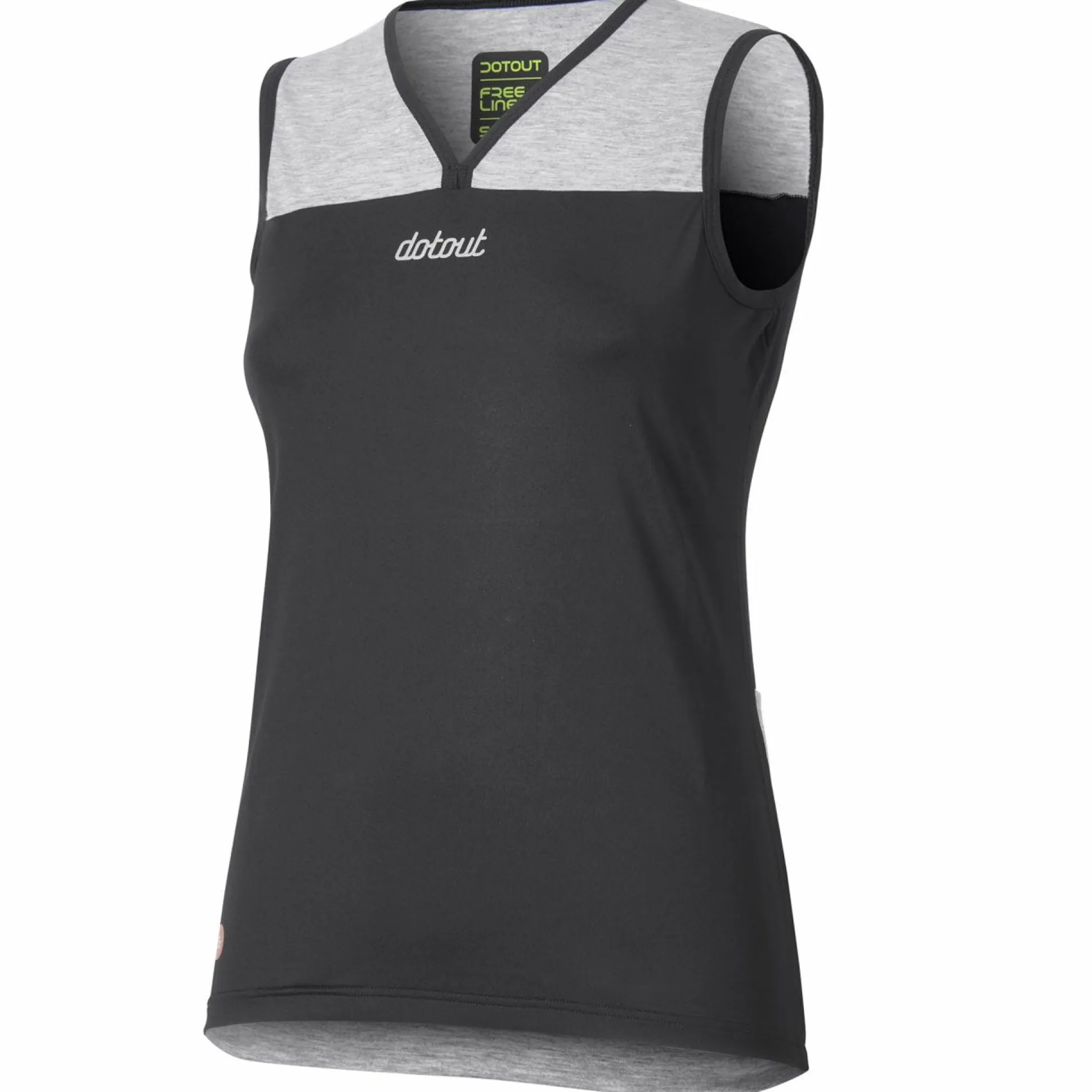 Maglia senza maniche donna Dotout Flip Muscle - Nero