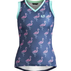 Maglia senza maniche donna Giordana Arts - Flamingo