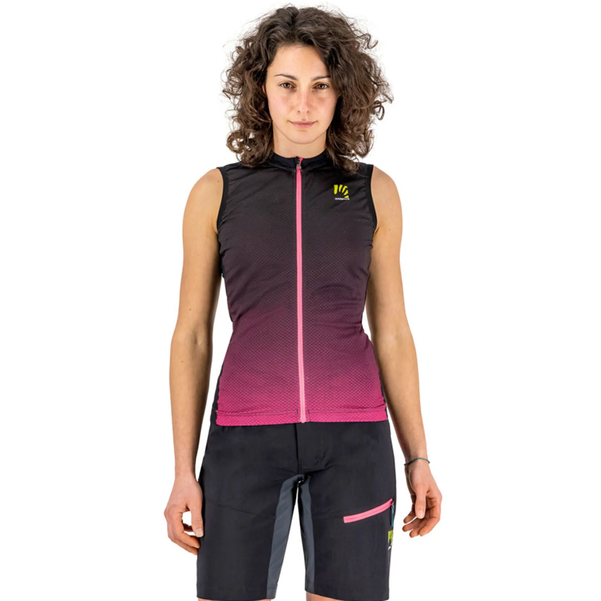 Maglia senza maniche Donna Karpos Verve Evo - Nero rosa