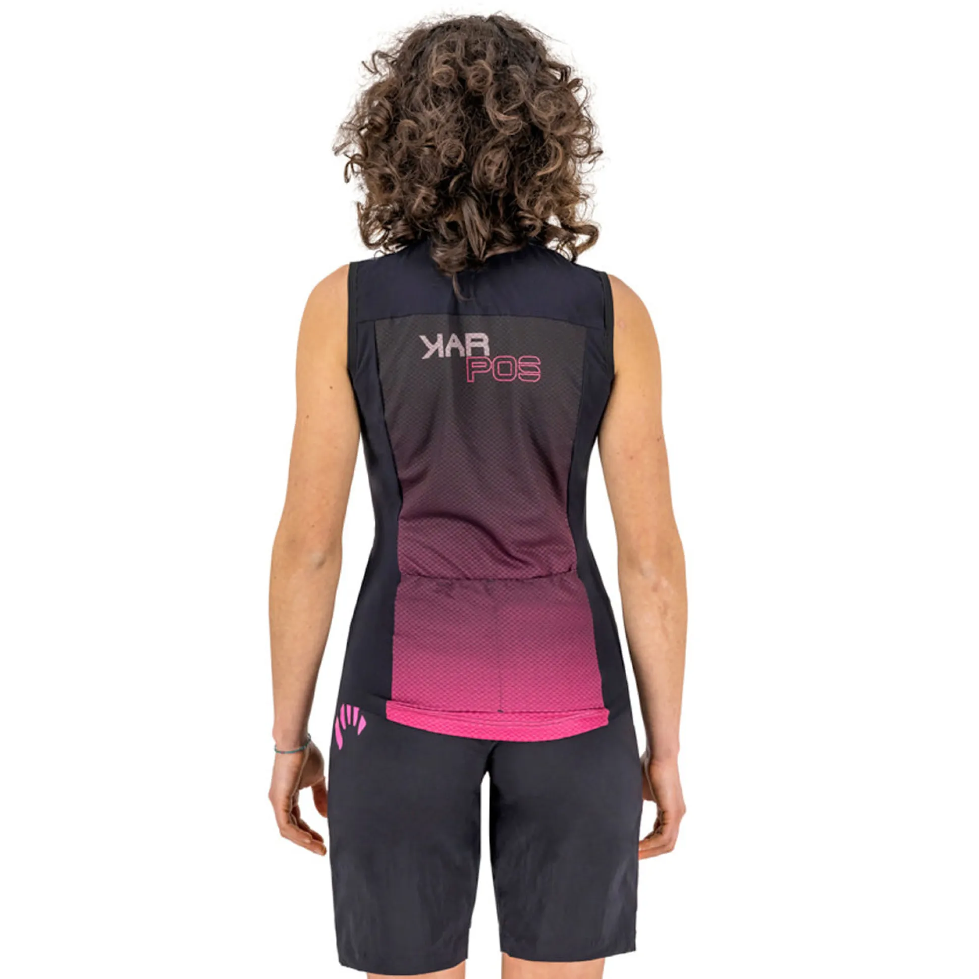 Maglia senza maniche Donna Karpos Verve Evo - Nero rosa