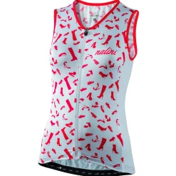 Maglia senza maniche donna Nalini Red Shoes - Bianco