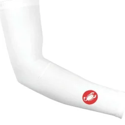 Manicotti Lycra Castelli - Bianco