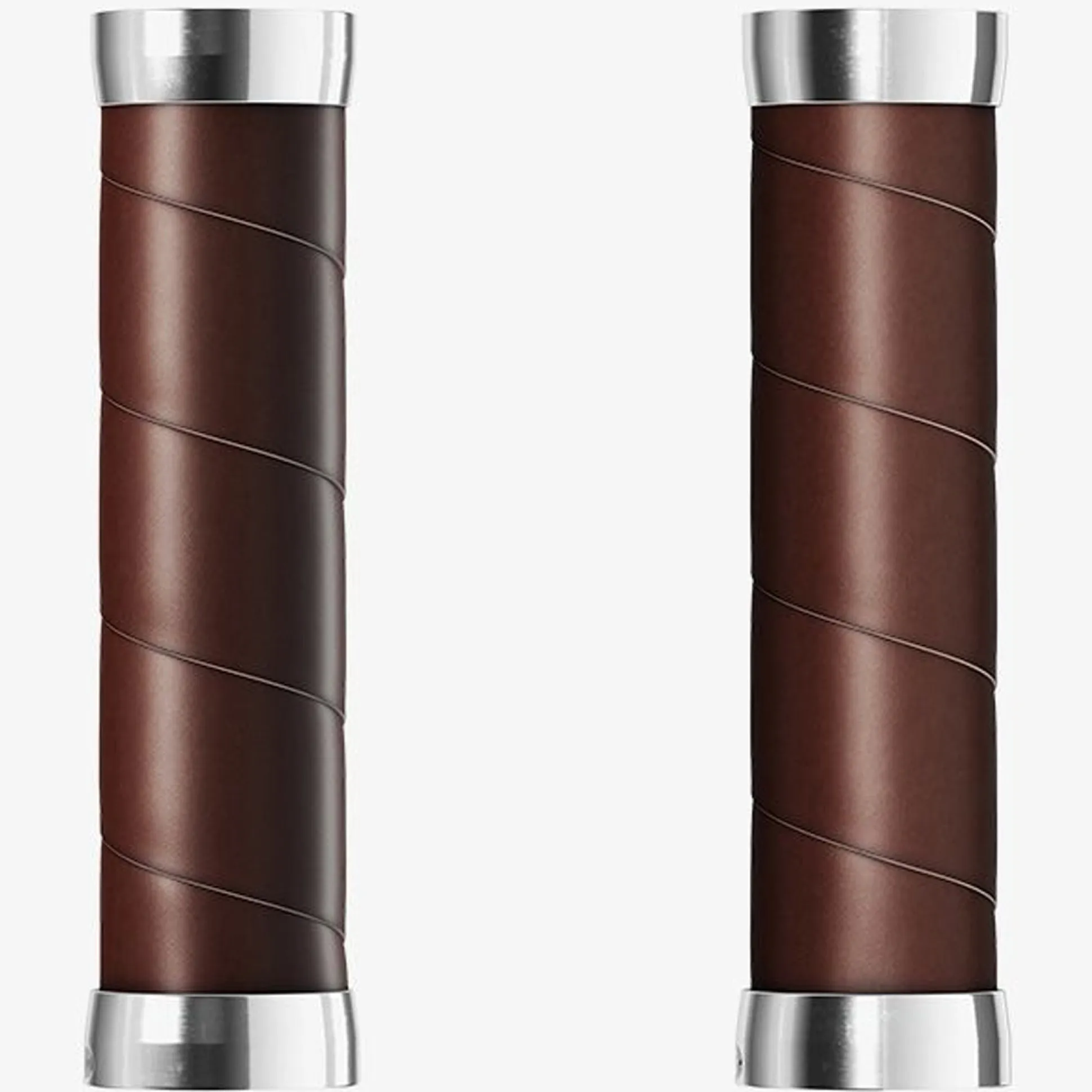 Manopole Brooks Slender Leather 130mm - Marrone