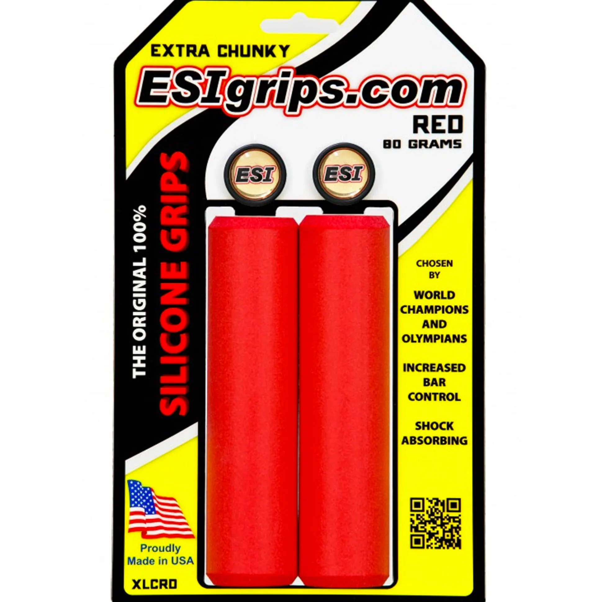 Manopole Esigrips Extra Chunky - Rosso