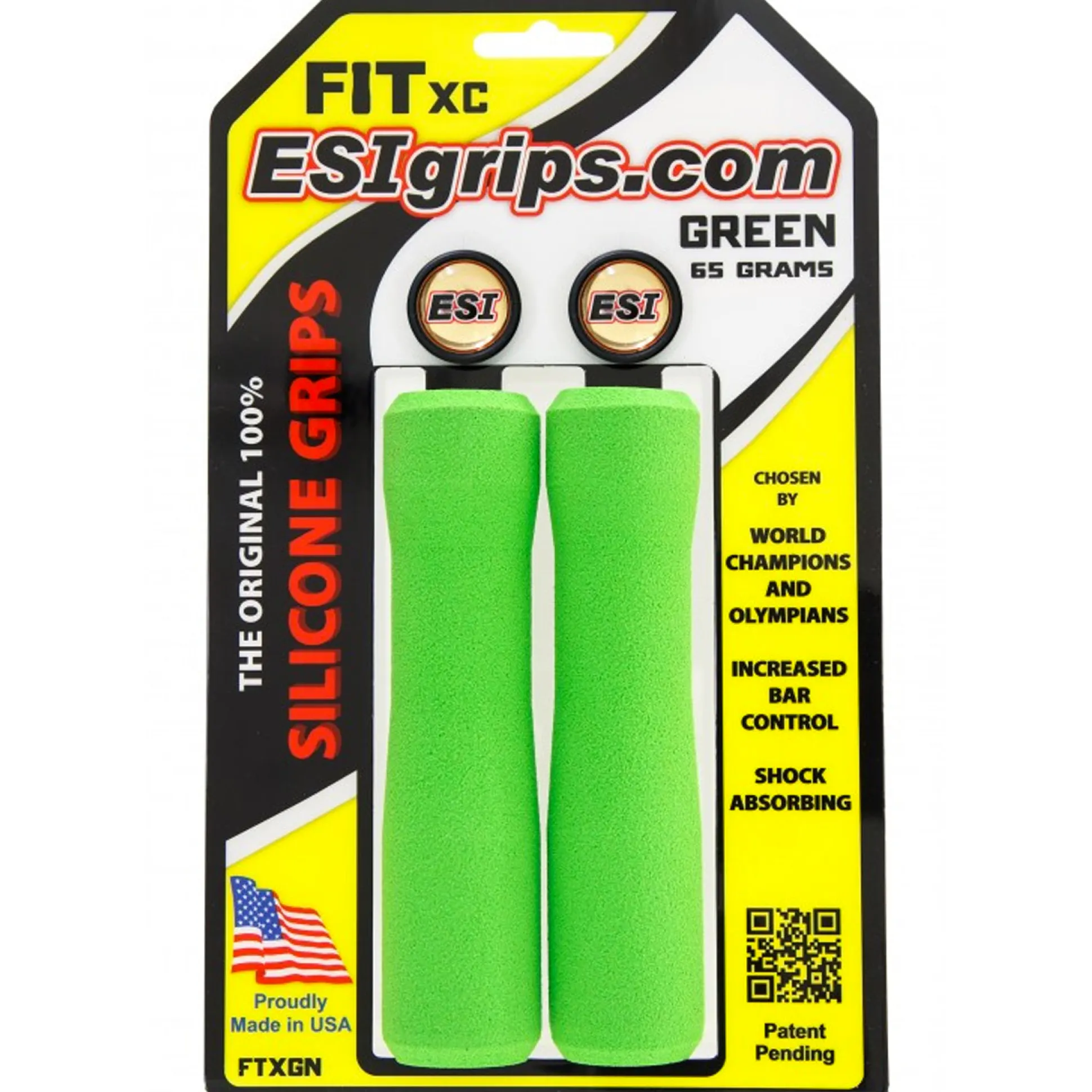 Manopole Esigrips Fit XC - Verde