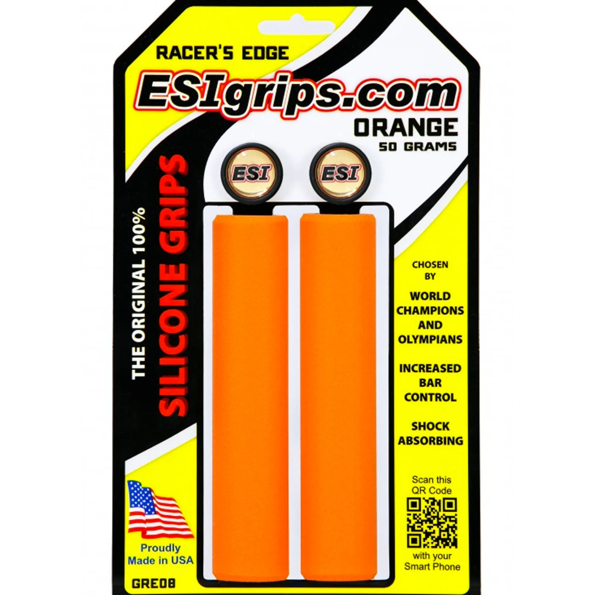 Manopole Esigrips Racer’s Edge - Arancio