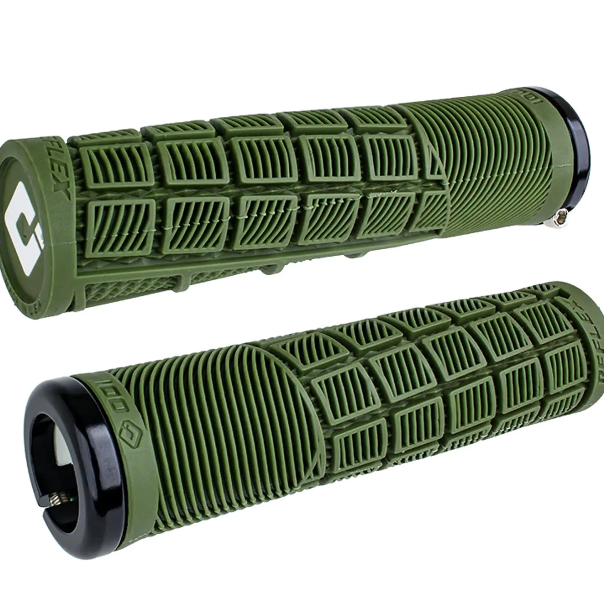 Manopole Odi Reflex V2.1 Lock-On - Verde