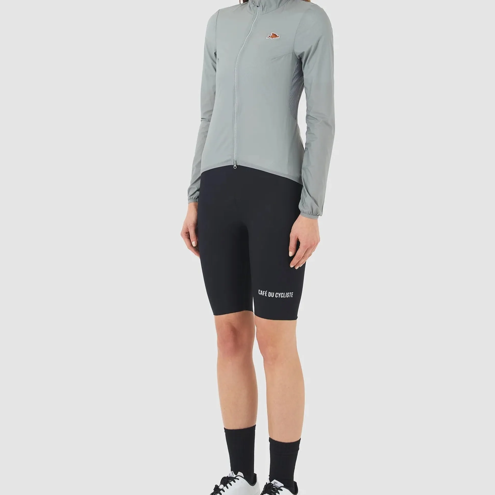 Mantellina donna Cafe du Cycliste Edith - Grigio