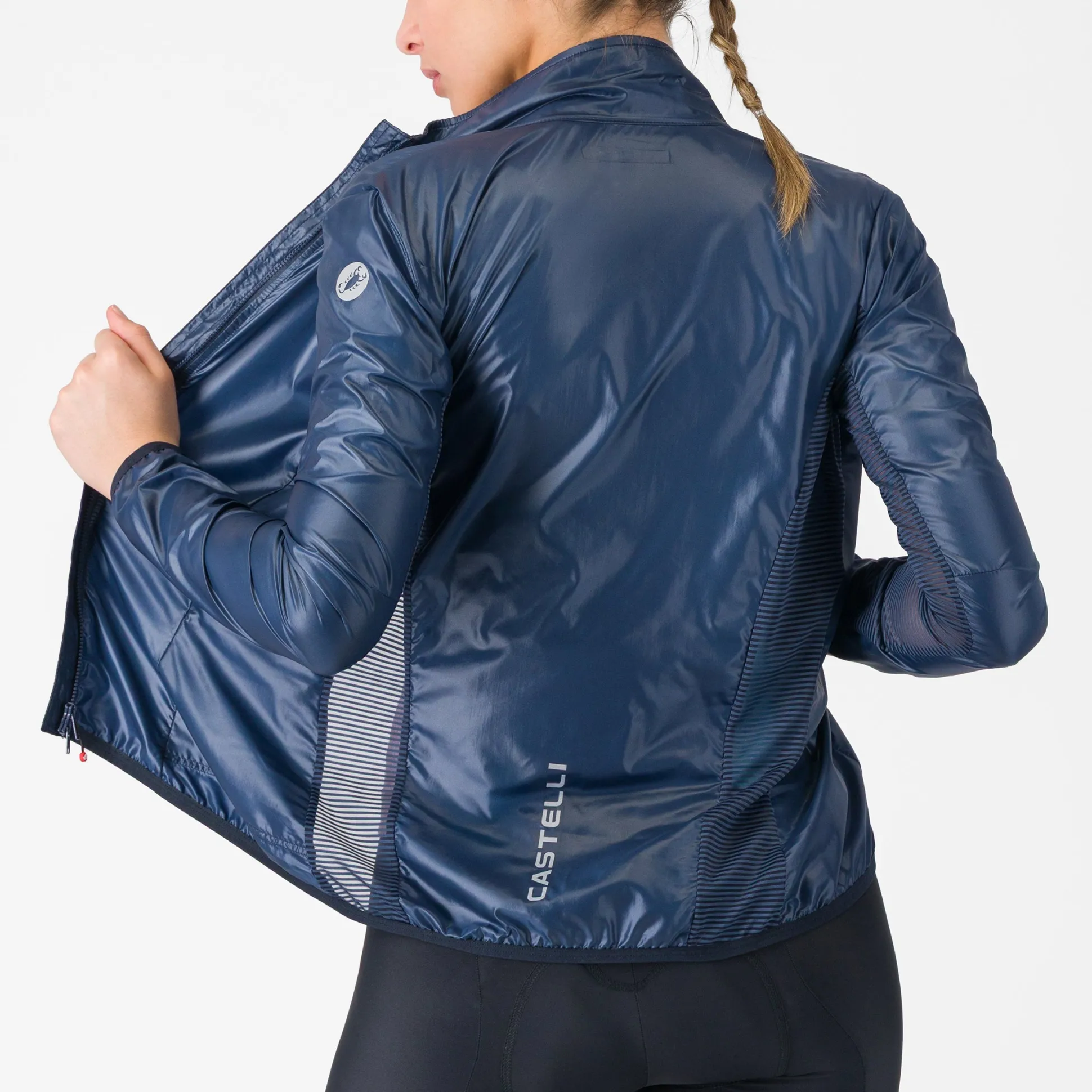 Mantellina donna Castelli Aria Shell 2 - Blu