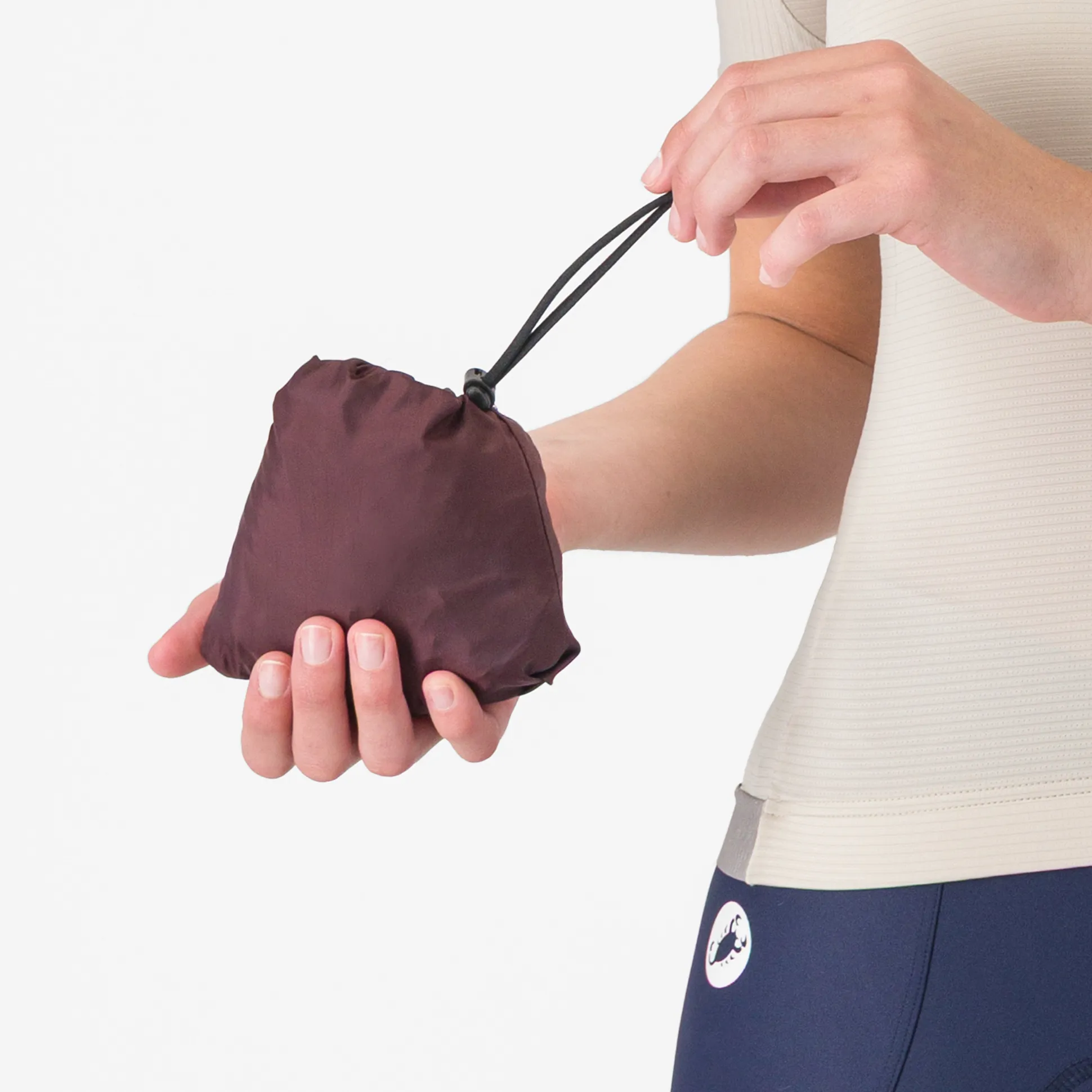 Mantellina donna Castelli Aria Shell 2 - Bordeaux