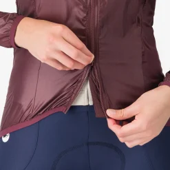 Mantellina donna Castelli Aria Shell 2 - Bordeaux