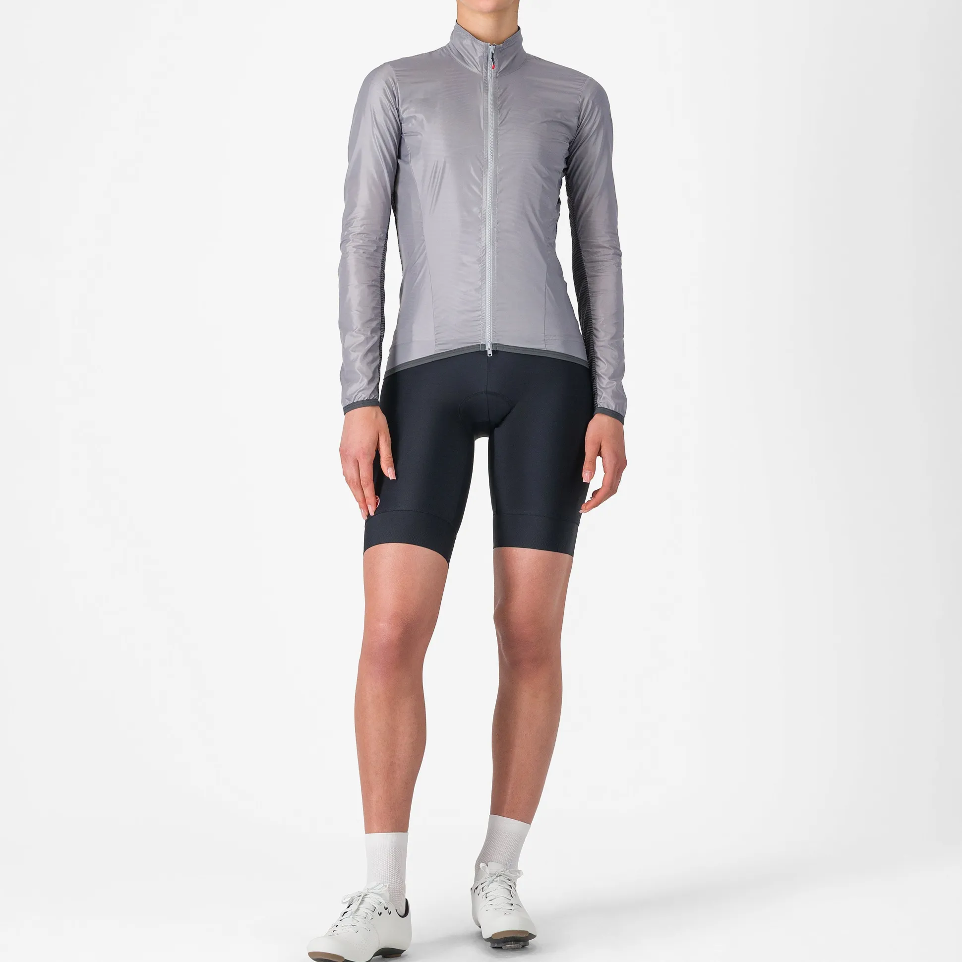 Mantellina donna Castelli Aria Shell 2 - Grigio chiaro
